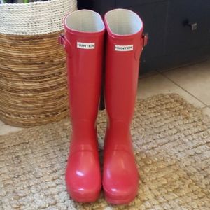 Red Hunter Rain Boots
